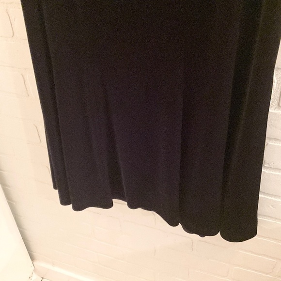 Vintage Y2K Maxi Skirt Velvet Black Dark Romantic Whimsy Goth Witchy Fairy Sz 14 - Picture 3 of 5